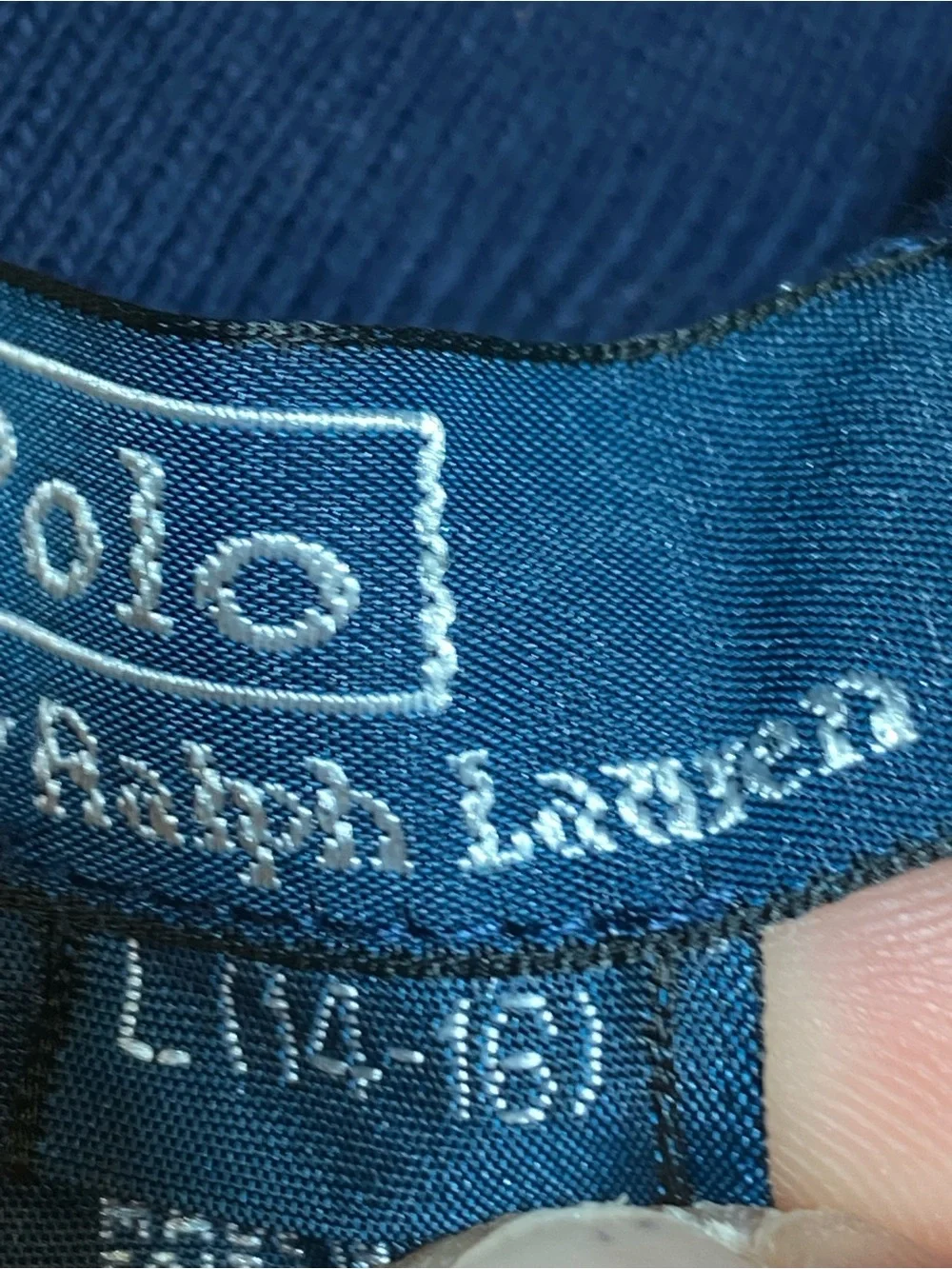 Ralph Lauren Yellow and Navy Colorblock Polo Shirt
